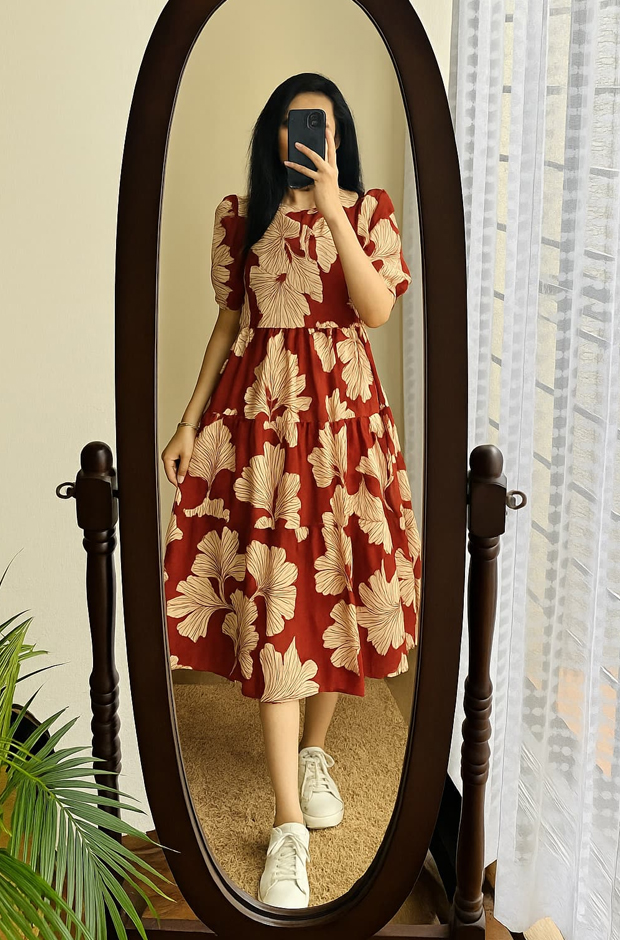 Pure Cotton midi kurti with hand embroidery
