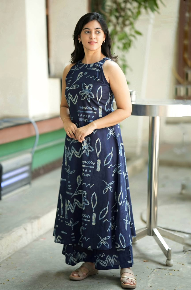 Pure Cotton kurti with hand embroidery